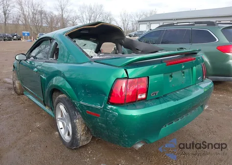 2000 Ford Mustang Gt из США, поврежденный, VIN 1FAFP42X3YF199633